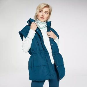 Blue puffy vest by Cali’s L/XL